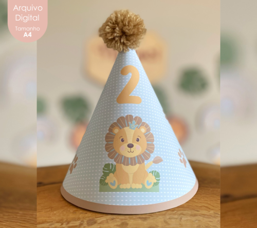 ARQUIVO DIGITAL CHAPÉU DE FESTA LEÃOZINHO