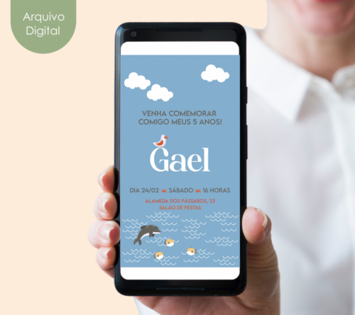 CONVITE DIGITAL FESTA OCEANO