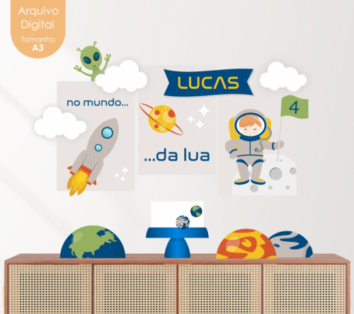 KIT DIGITAL FESTA ASTRONAUTA