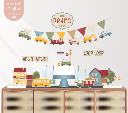 KIT DIGITAL FESTA CARROS