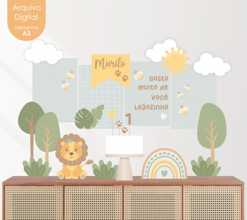 KIT DIGITAL FESTA LEÃO