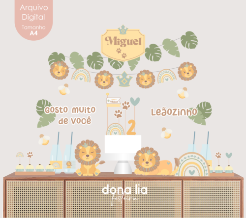 KIT DIGITAL FESTA LEÃOZINHO