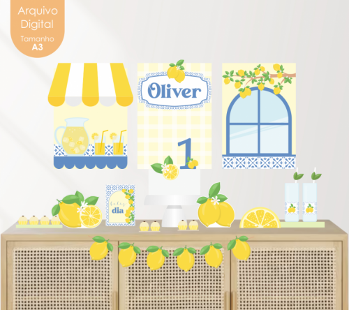KIT DIGITAL FESTA LIMÃO SICILIANO