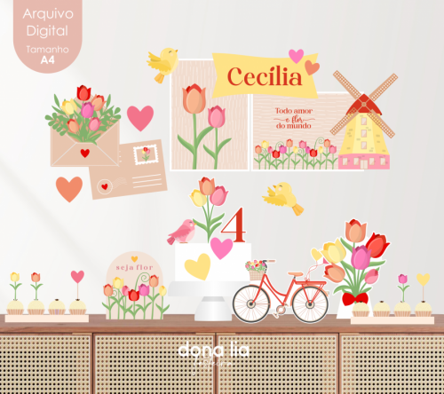 KIT DIGITAL FESTA TULIPAS