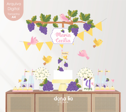 KIT DIGITAL FESTA UVA ROXA