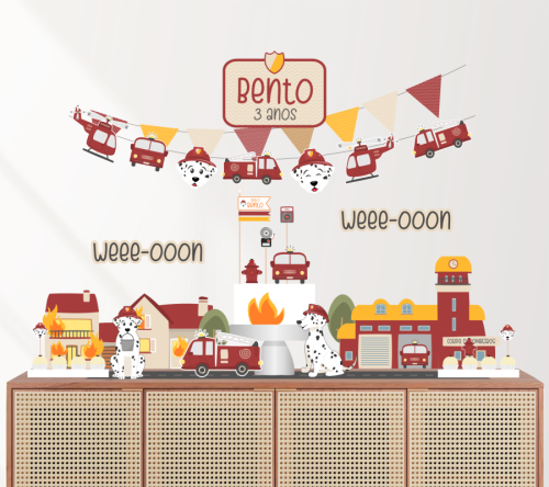 KIT FESTA BOMBEIROS