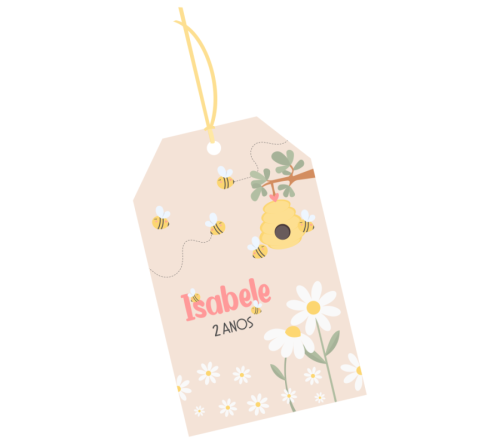 TAGS AGRADECIMENTO ABELHINHA