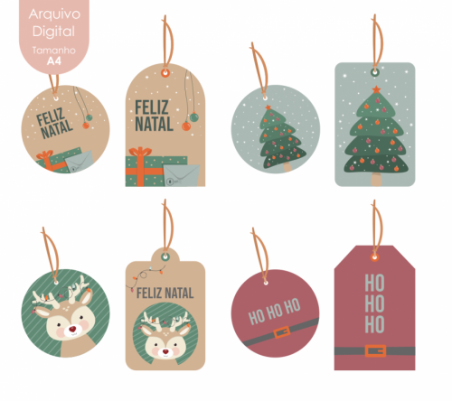 TAGS DE NATAL HOHOHO