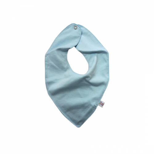 Babador Bandana Impermeável azul bebê - Maria Cadu