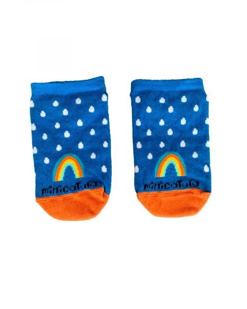 Meia Sapatilha Chuva de Cores