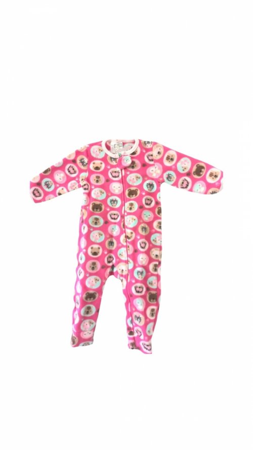 Pijama de soft animais rosa - Maria Cadu