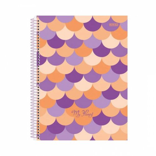 Caderno Universitário My Honey Espiral Capa Dura