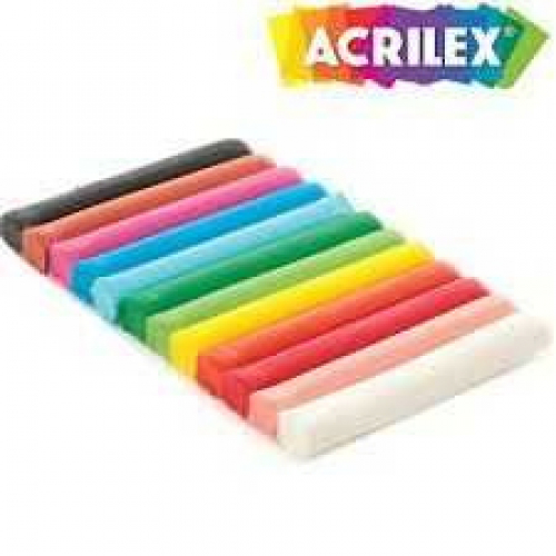 Massinha de Modelar Acrilex 12 unidades